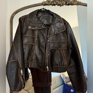 BLANK NYC Faux Leather Jacket M